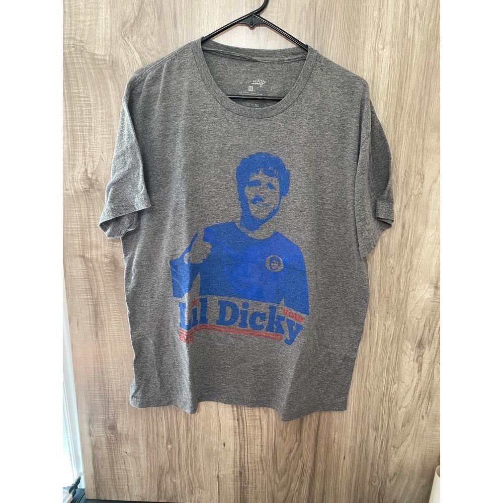 Vote Lil Dicky 2016 short sleeve shirt gray men's XL